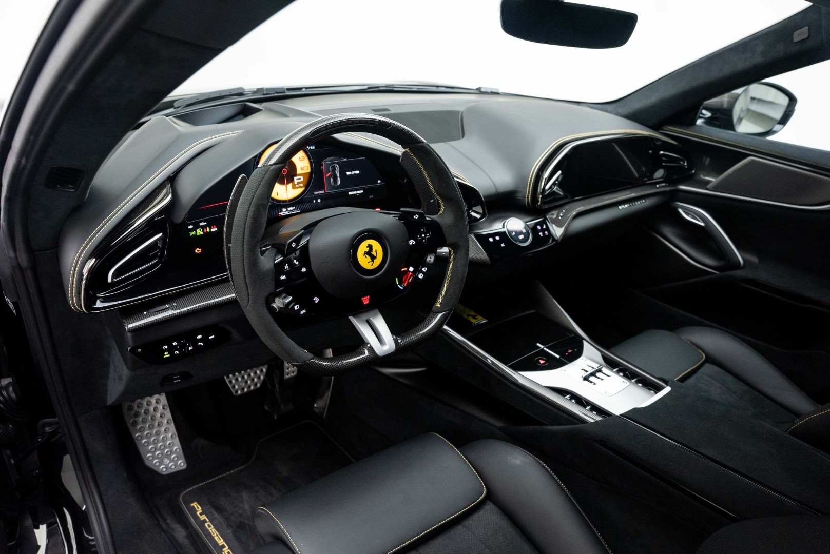 2024 FERRARI PUROSANGUE | FULL CARBON | DAYTONA BLACK | VENTILATED SEATS | SPECIAL DESIGN SEATS | HI